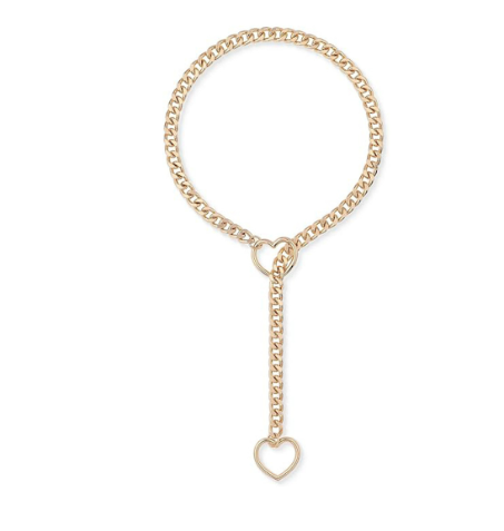 Elegant Heart Slide Chain