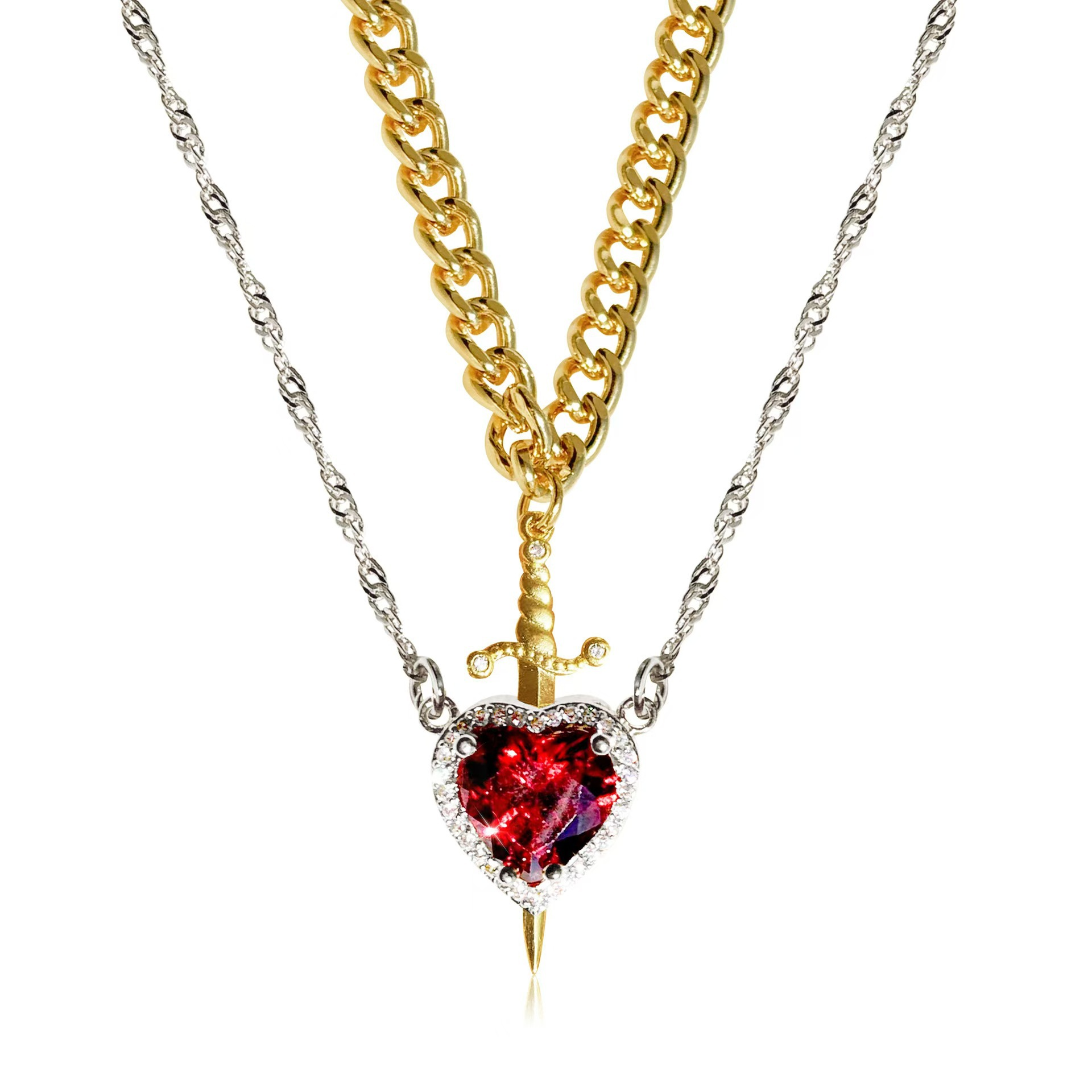 Love & Valor Duo Necklace Set