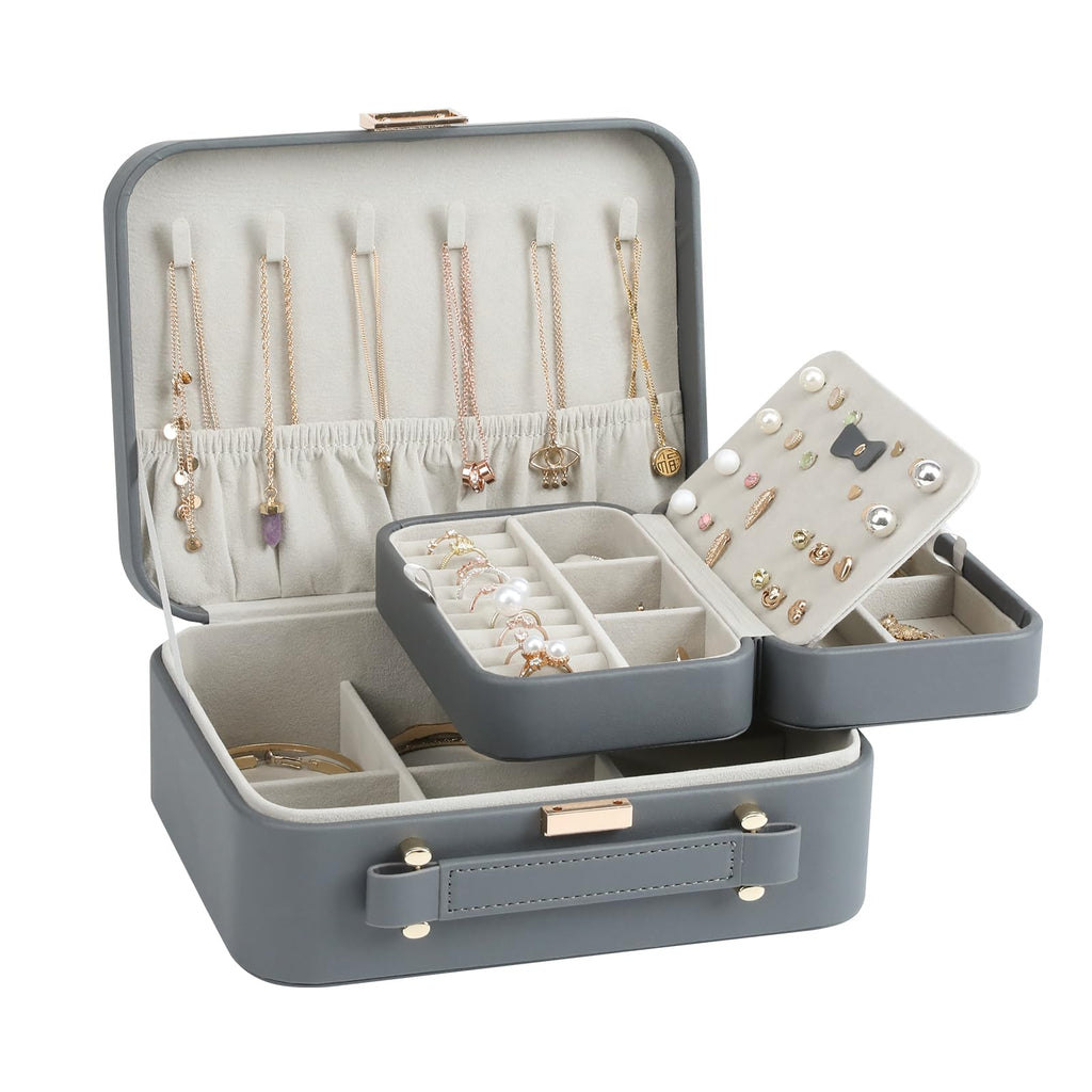 LuxTravel Gem Organizer Case with Handle