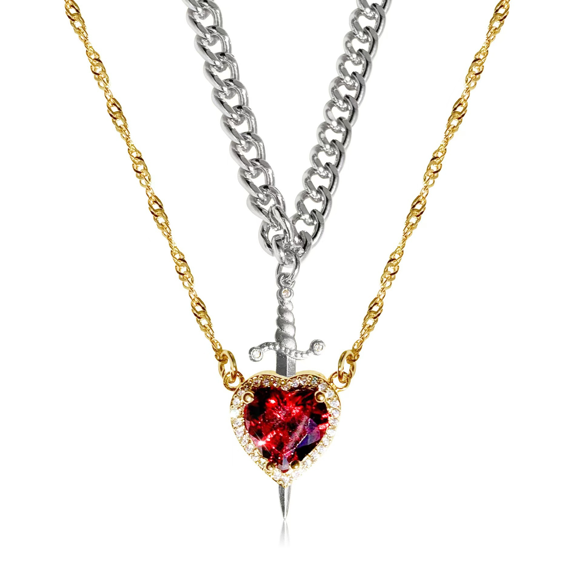 Love & Valor Duo Necklace Set