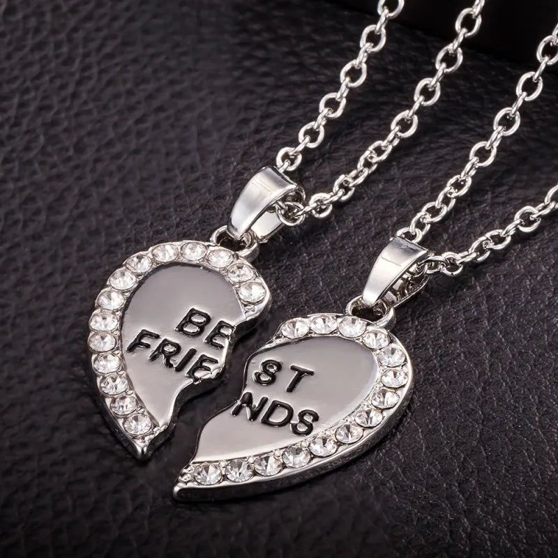 Twin Steel Engraved Necklaces