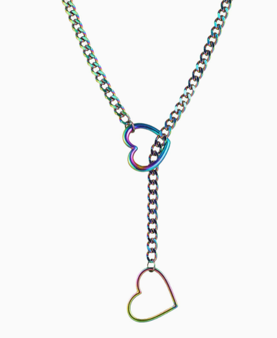 Elegant Heart Slide Chain