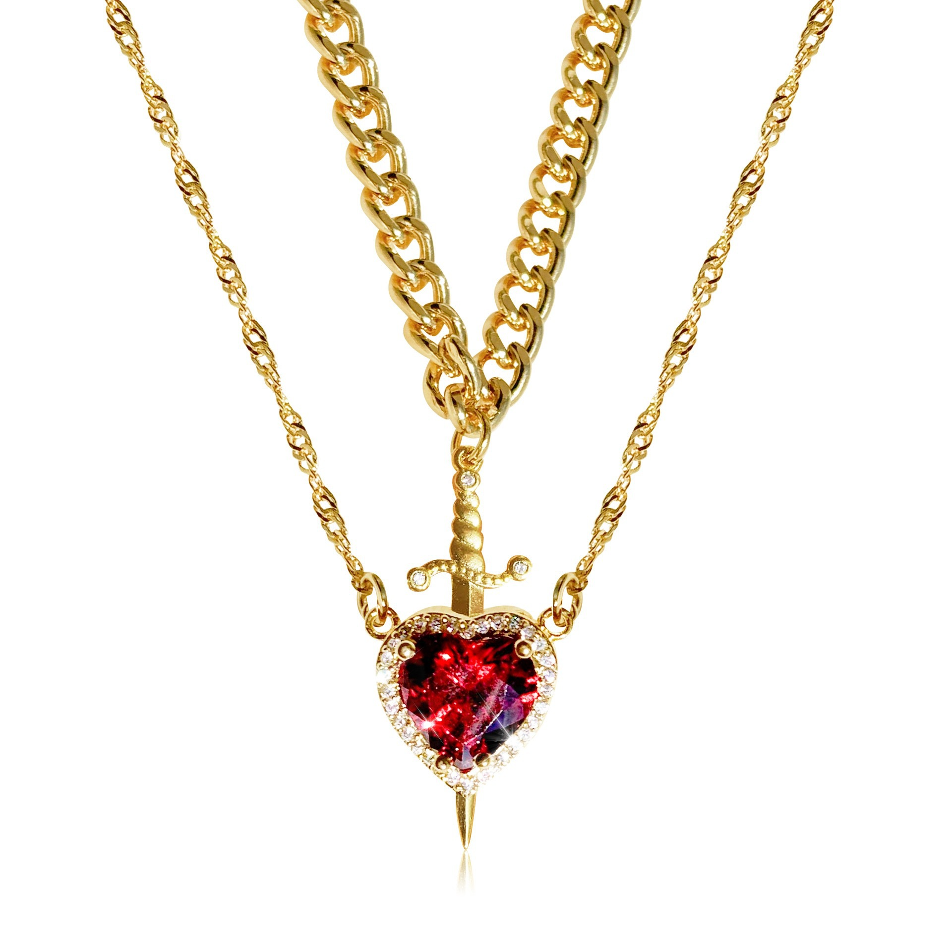 Love & Valor Duo Necklace Set