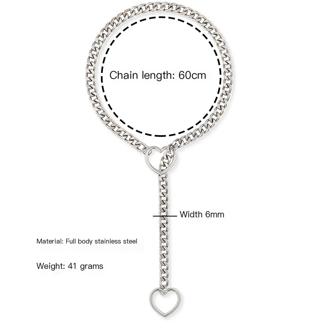 Elegant Heart Slide Chain
