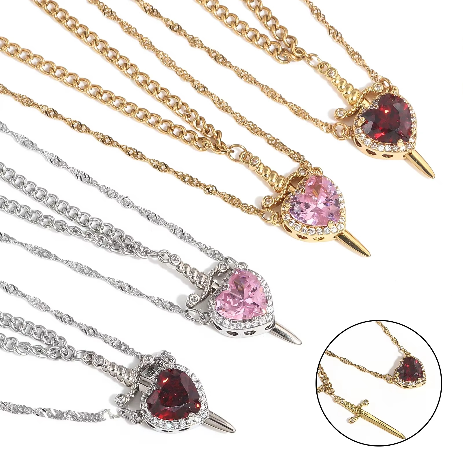 Love & Valor Duo Necklace Set