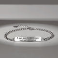Vintage Thai Silver Bracelet for Men's Fashion