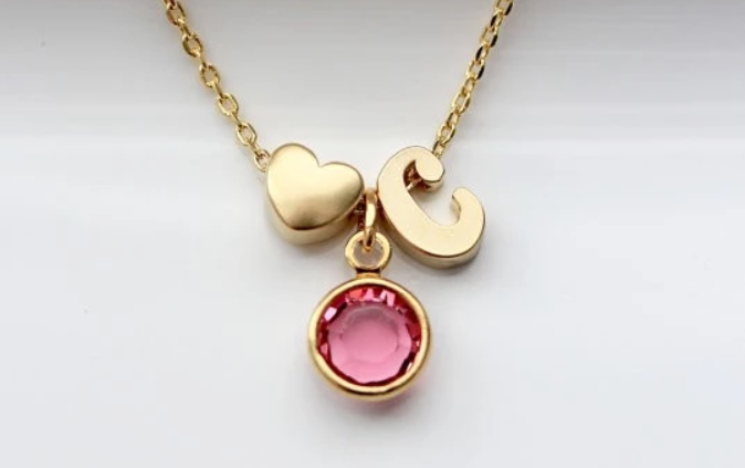 Heartfelt Birthstone Pendant