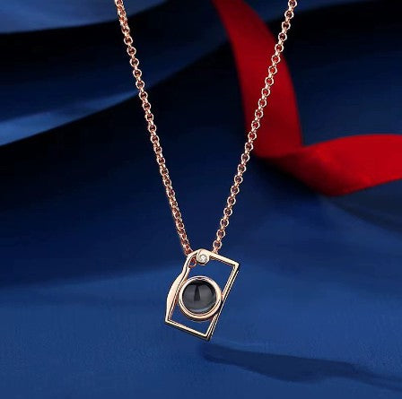 Snapshot Charm Projection Necklace